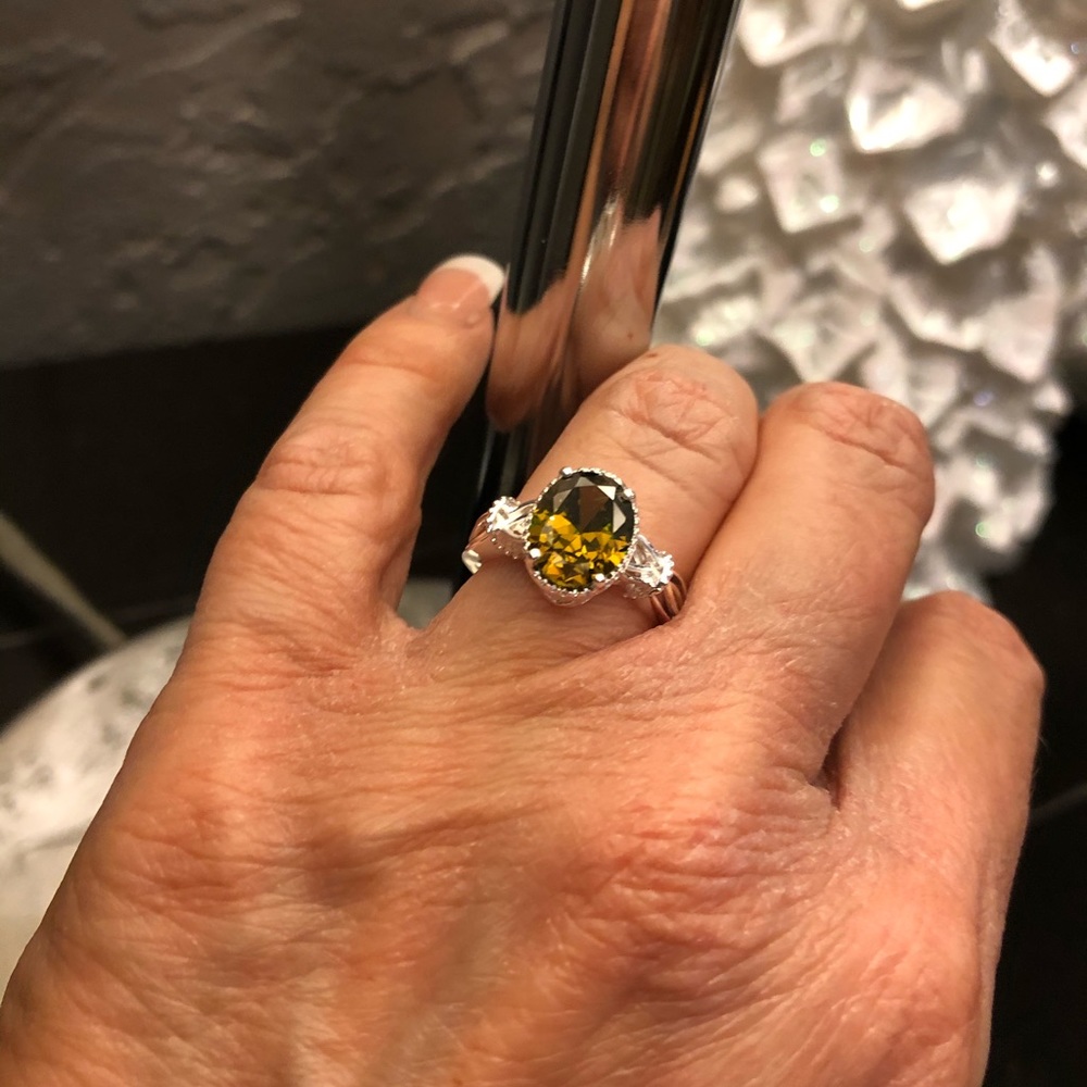 CORAL REEF MYSTIC TOPAZ RING